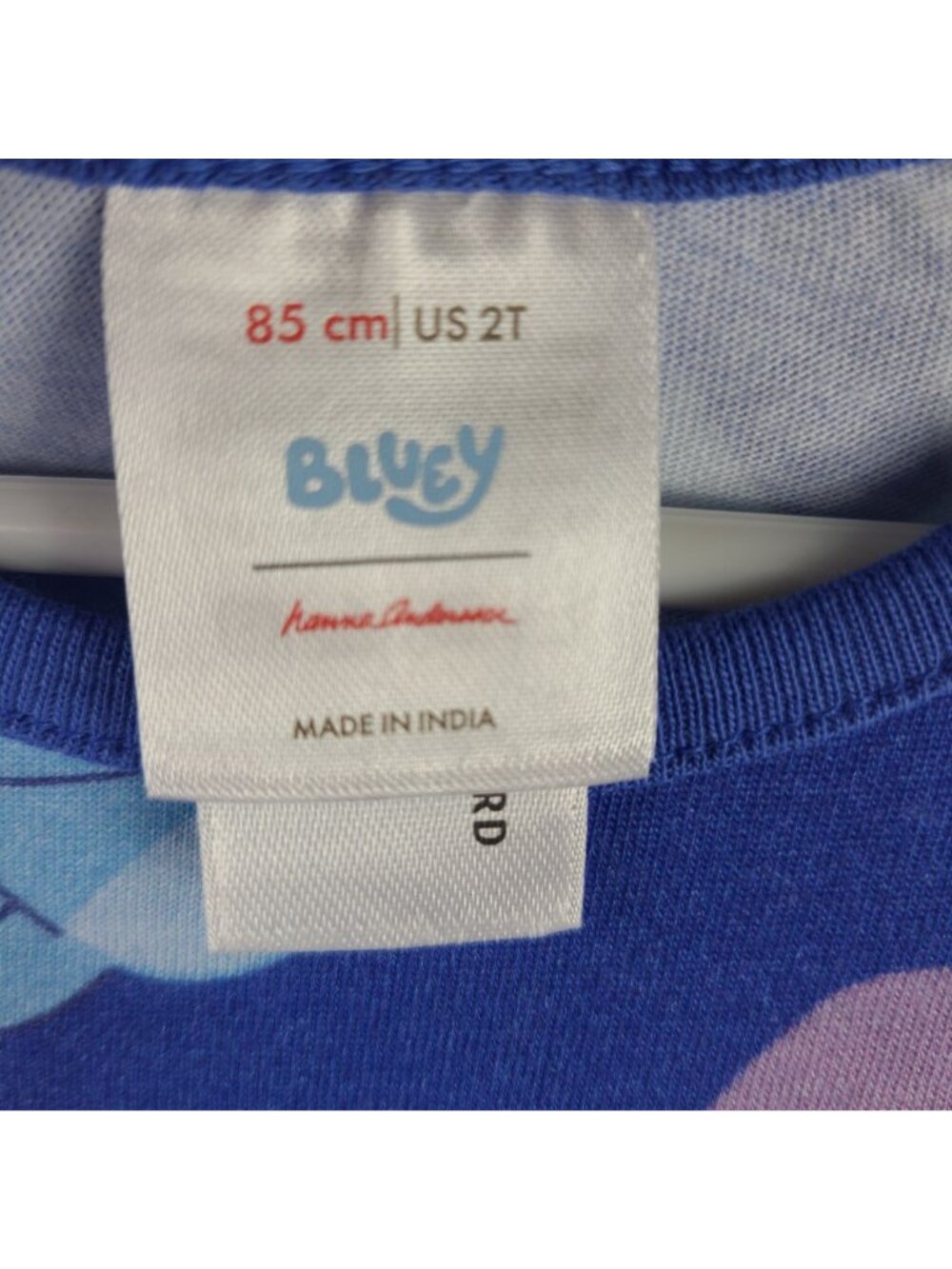 NEW Hanna Andersson Bluey Girls Long Sleeve Pocket Dress Size 2T - Picture 4 of 6